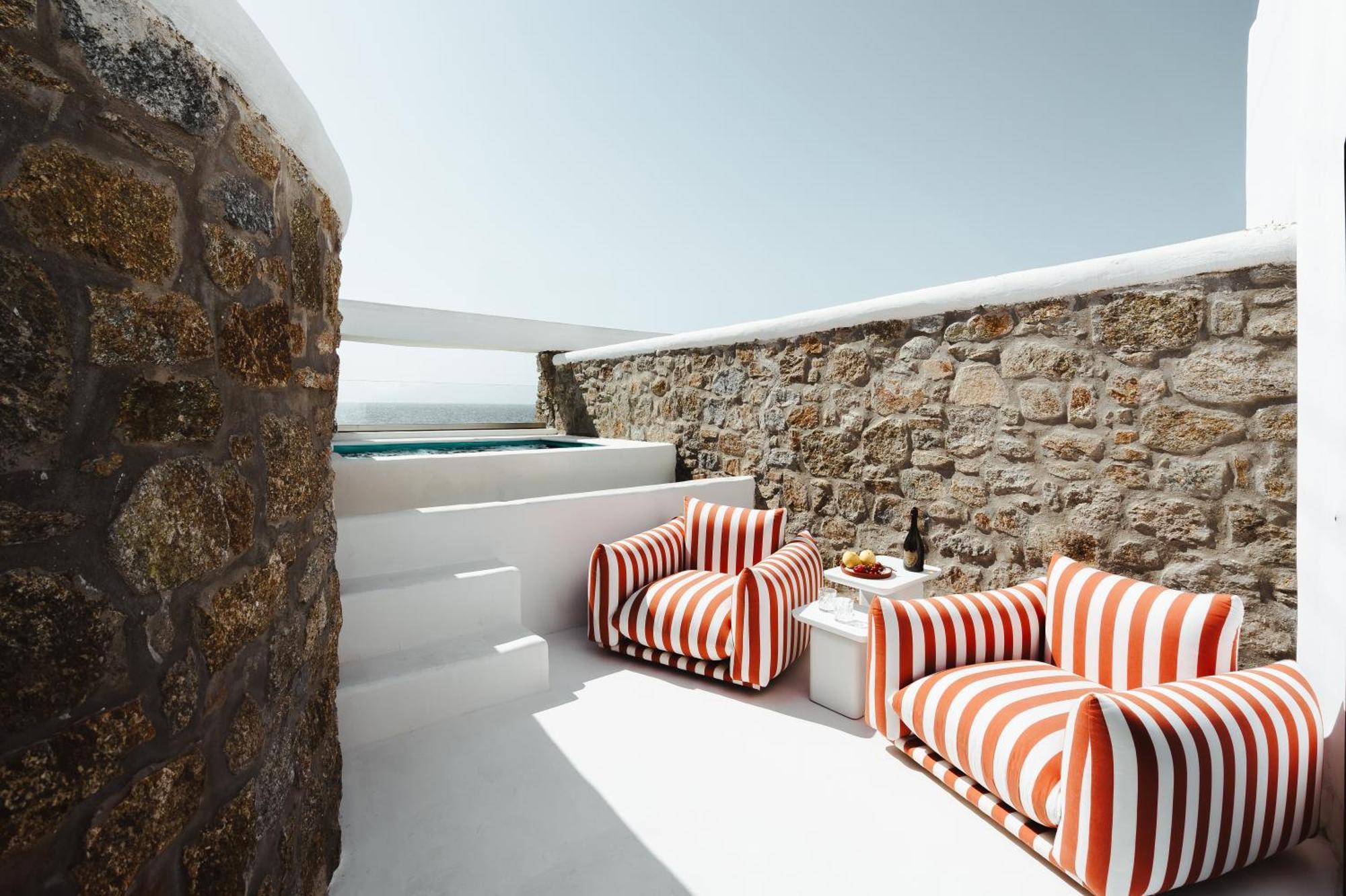 Croco Mykonos Hotell Tourlos Eksteriør bilde