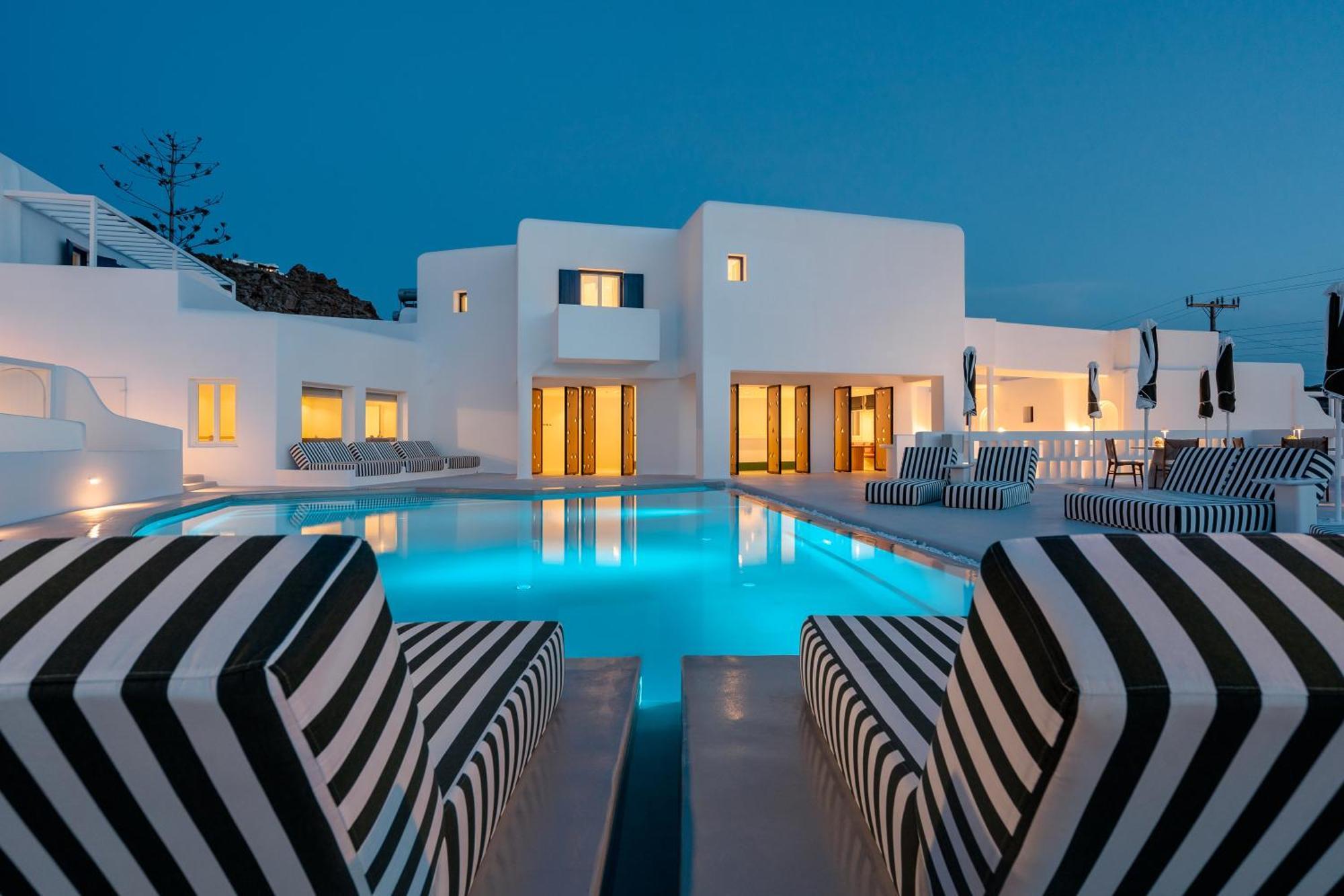 Croco Mykonos Hotell Tourlos Eksteriør bilde