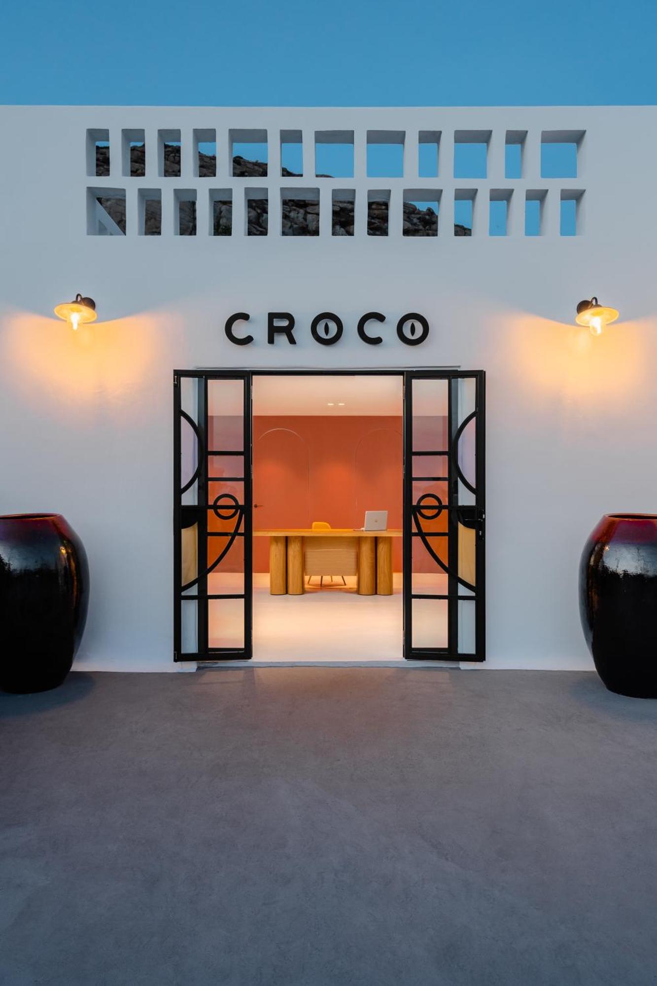 Croco Mykonos Hotell Tourlos Eksteriør bilde