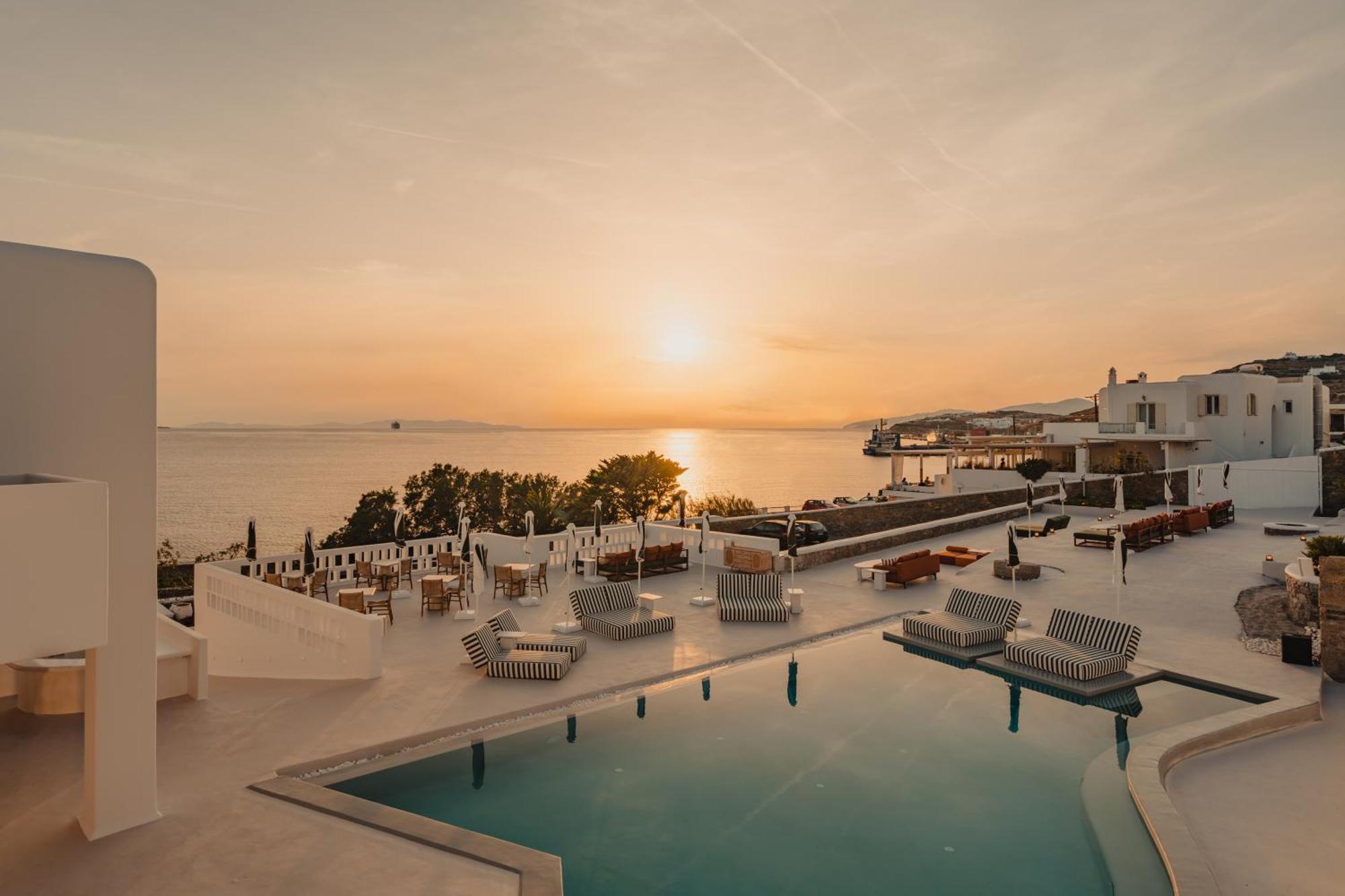 Croco Mykonos Hotell Tourlos Eksteriør bilde