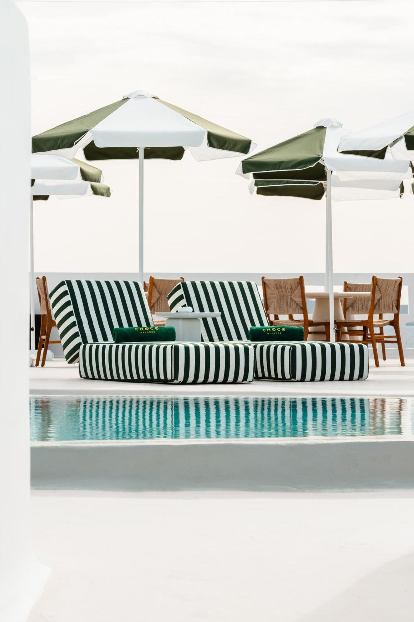 Croco Mykonos Hotell Tourlos Eksteriør bilde
