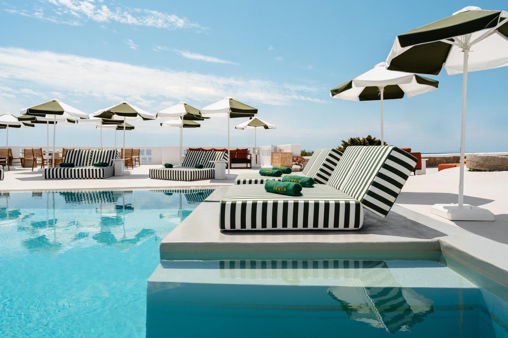 Croco Mykonos Hotell Tourlos Eksteriør bilde