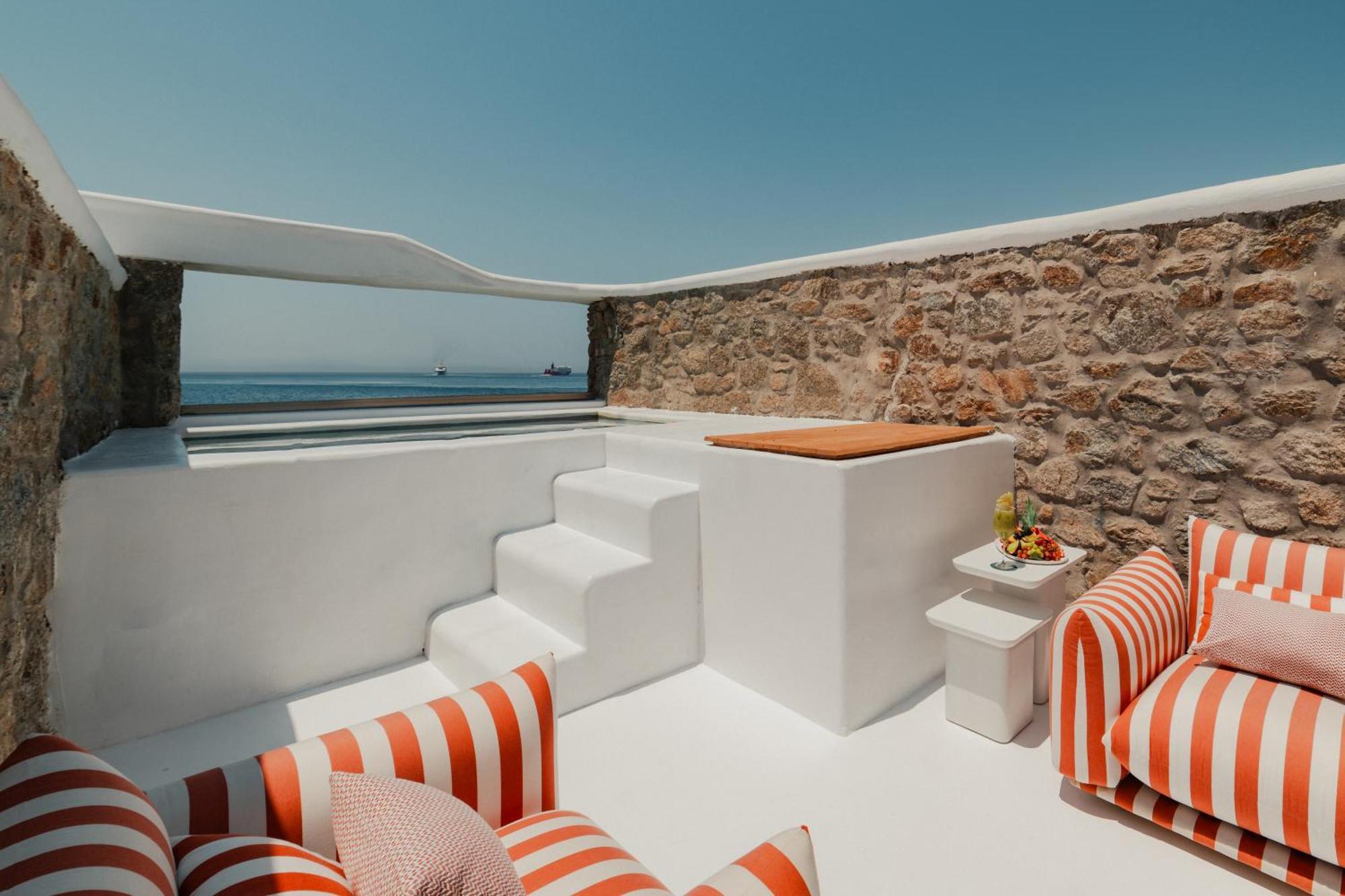 Croco Mykonos Hotell Tourlos Eksteriør bilde