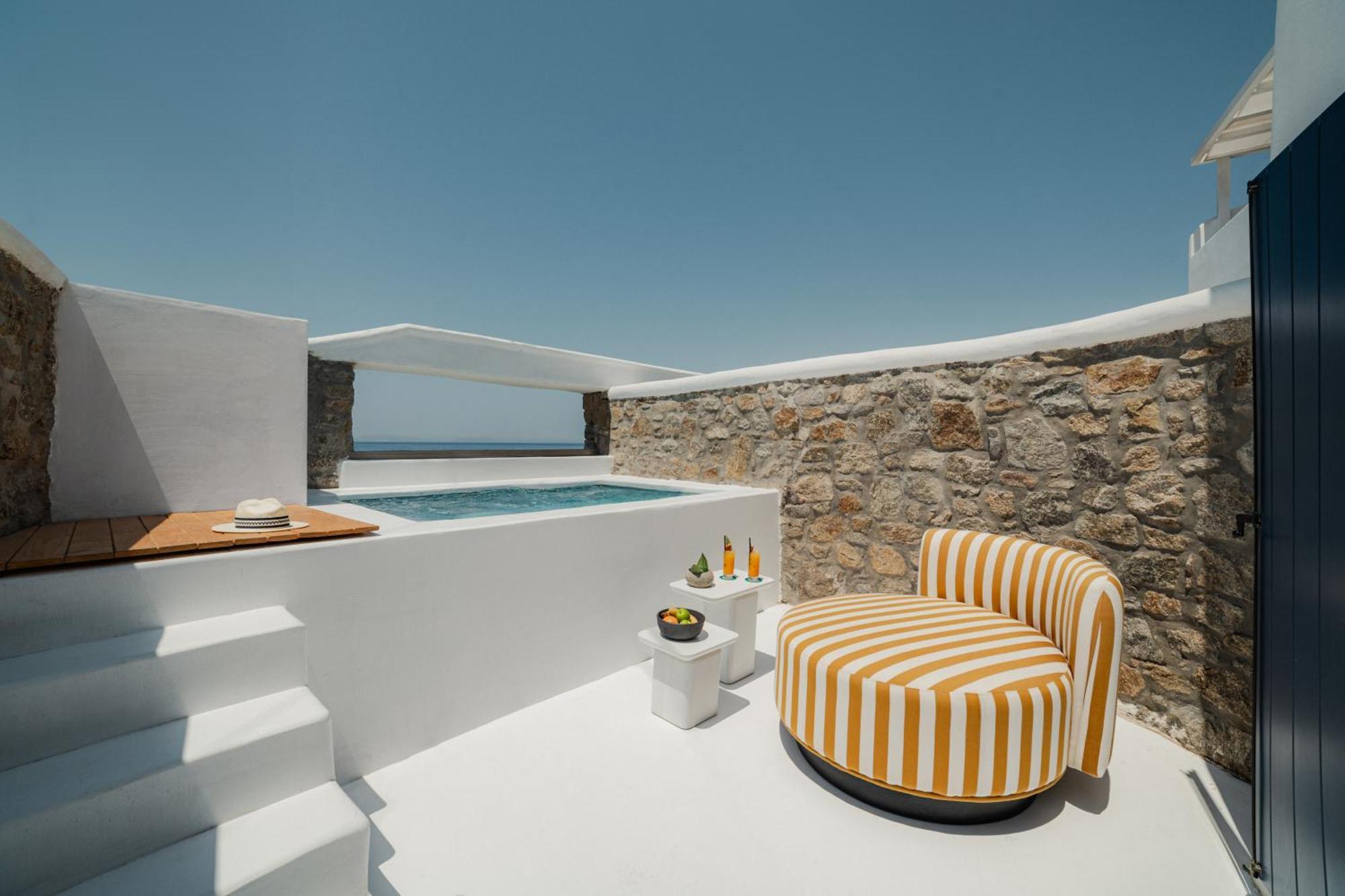 Croco Mykonos Hotell Tourlos Eksteriør bilde