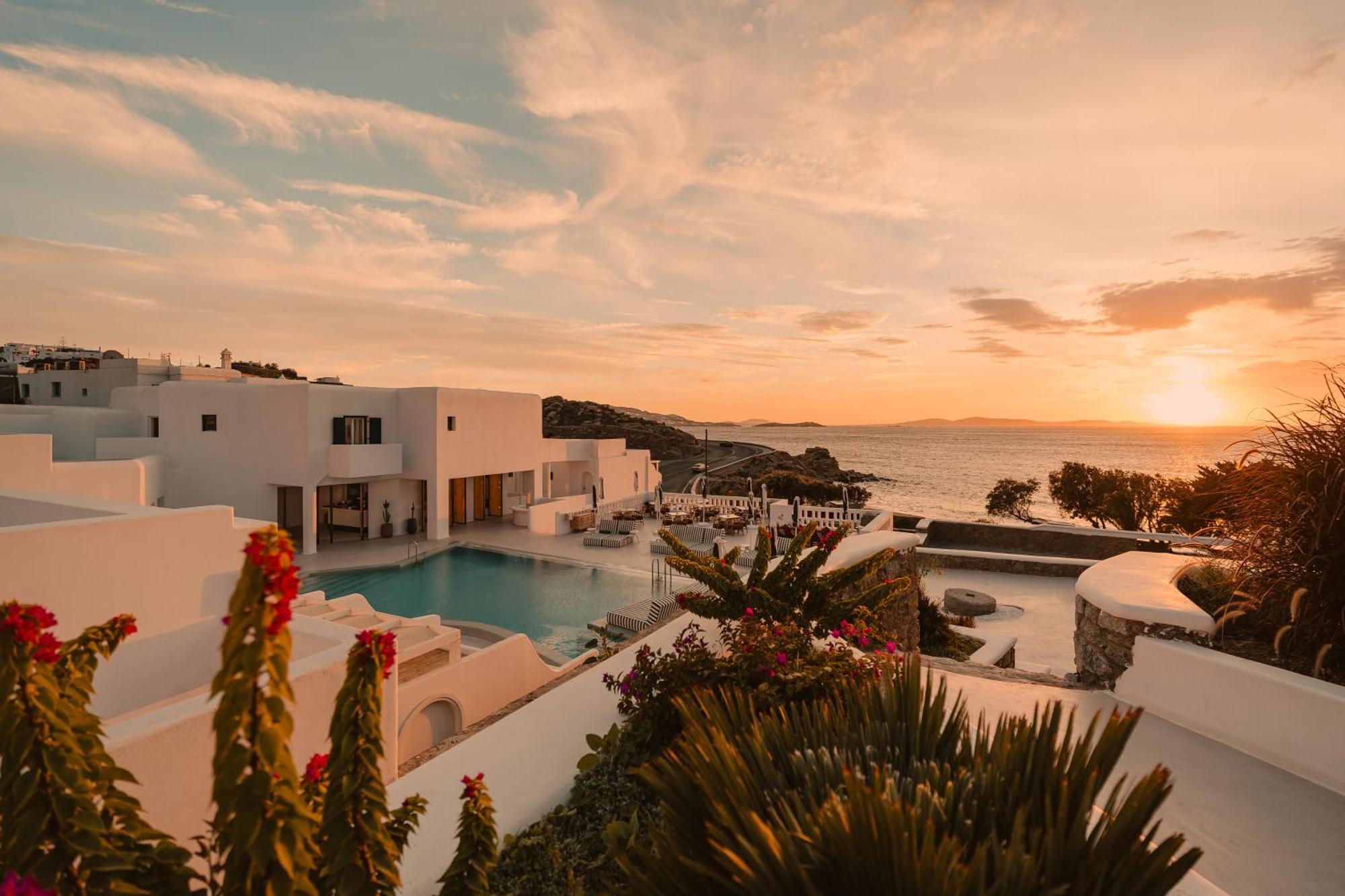 Croco Mykonos Hotell Tourlos Eksteriør bilde