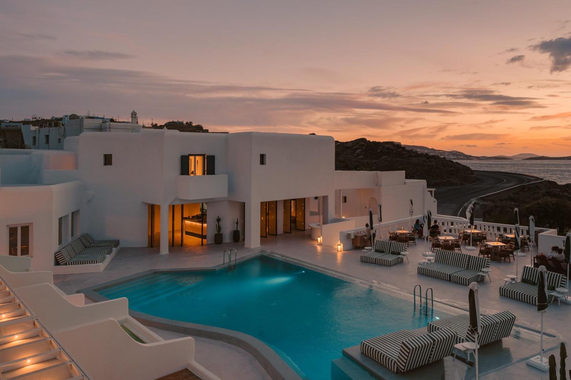 Croco Mykonos Hotell Tourlos Eksteriør bilde